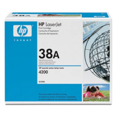 Hp 38A Toner, Black Single Pack, Q1338A